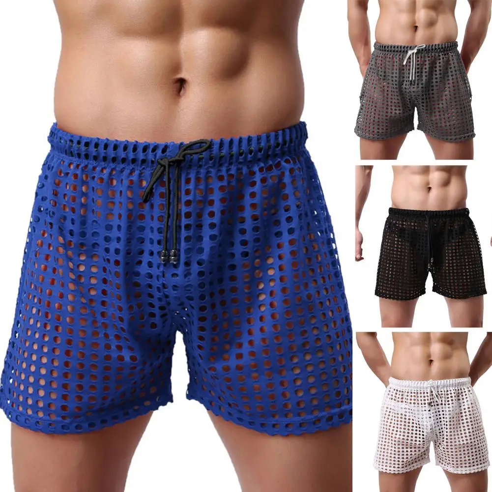 Great Boxers Simple Stretchy Waist Men Briefs Leisure Short Men Boxers