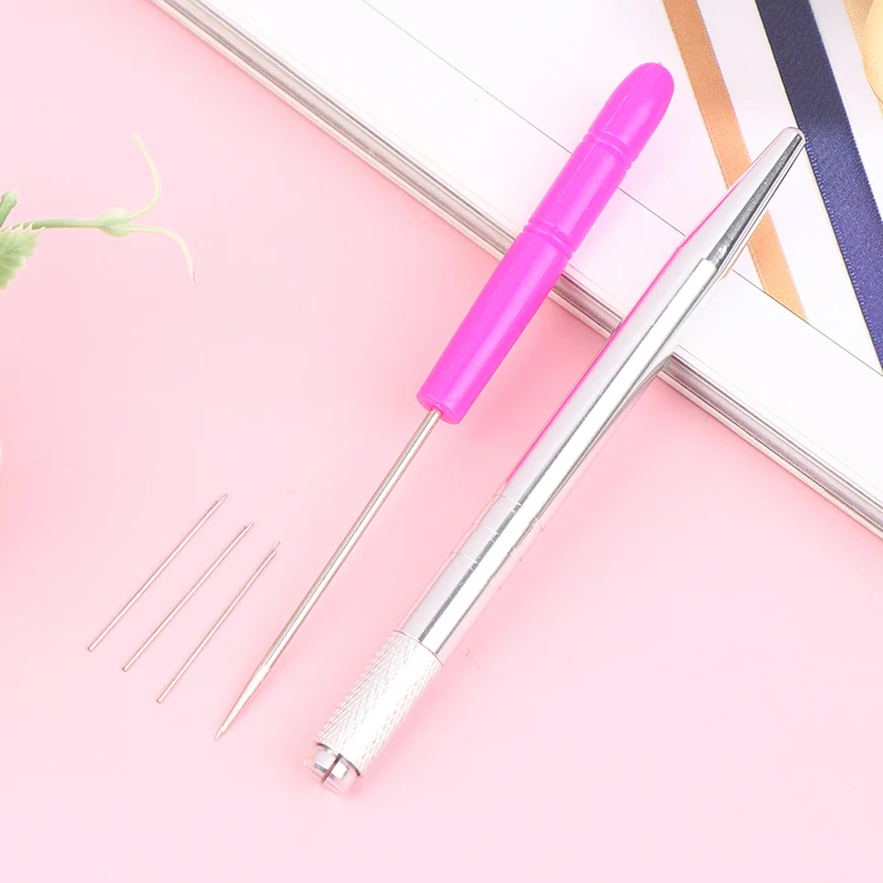 0.8mm DIY Doll Hair Reroot Needle Kit Repaint Baby Head Reborn Hair Rooting Tools Wig Making Supplies