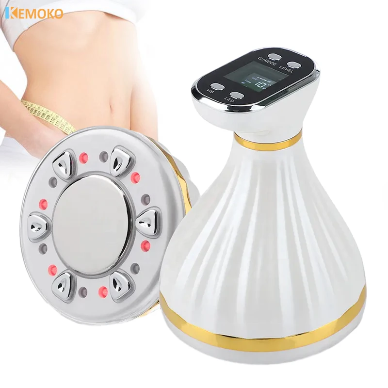 

7 in 1 Ultrasonic Slimming Massager EMS RF Fat Burner LED Infrared 1Mhz Ultrasound Cavitation Bar Vibration Weight Loss Machine
