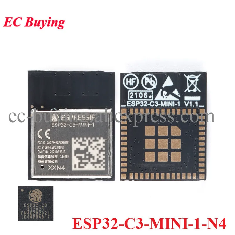 ESP32 C3 MINI 1 N4 ESP32 ESP32 C3 MINI 1 N4 ESP32 C3FN4 QFN 32 WiFi ...