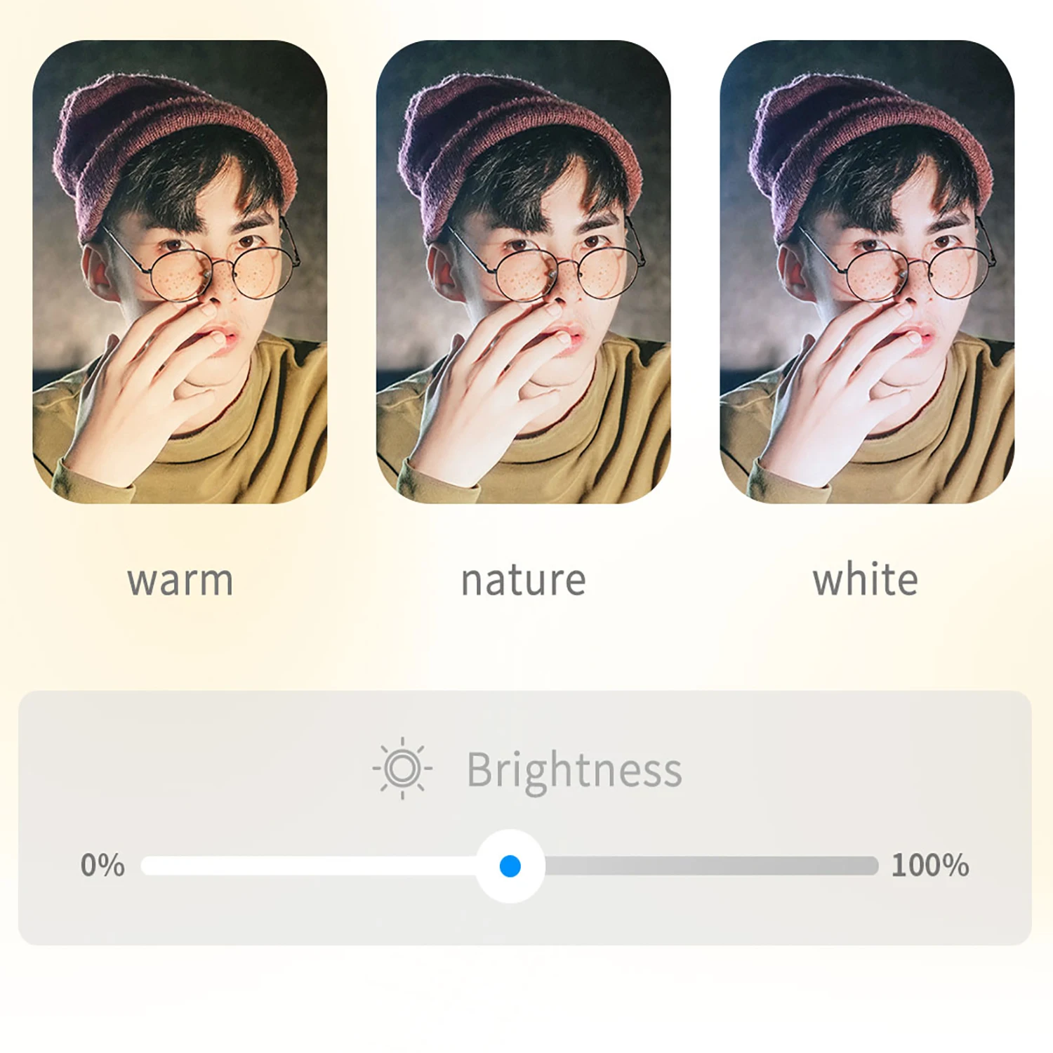 Selfieshow Q08d 트윈 필 조명, 짐벌 스태빌라이저, 셀카봉 삼각대 360 회전 핸드헬드 휴대폰 거치대 트리파이 셀 스탠드