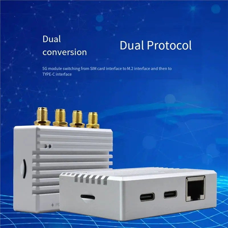 신뢰할 수 있는 Type-C USB 3.0 M2 어댑터 보드 5G 모듈 2.4G Wif Wifi RJ45 이더넷 포트 디버거(RTL8125 칩 2.5Gbps 포함)