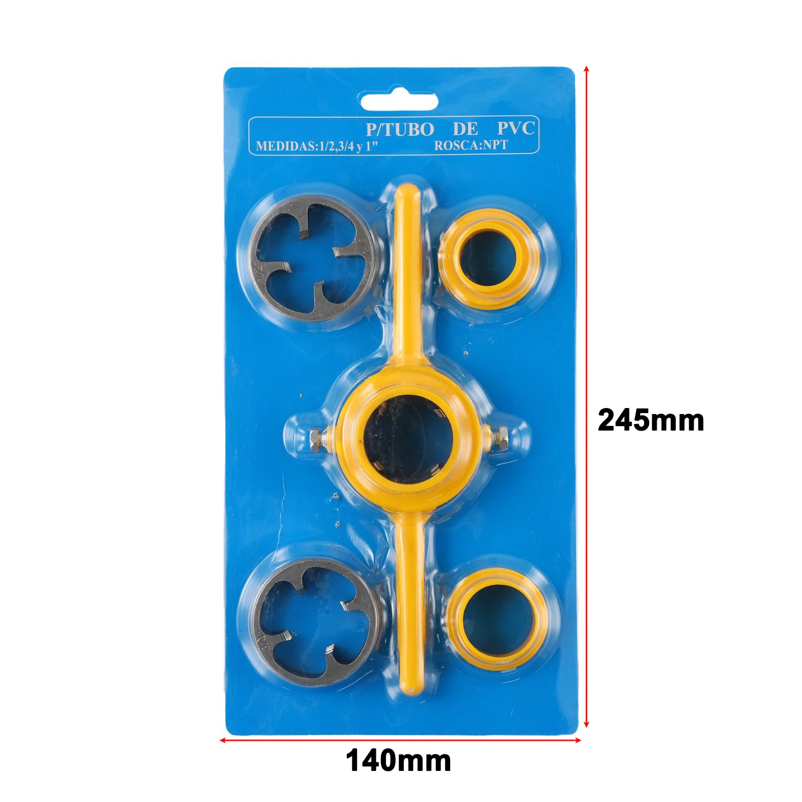 

1 дюйм, 3/4 резьбовой инструмент, резьбонарезчик для труб, ручные инструменты, 200 мм, общая длина 50 мм, нижний диаметр резьбы NPT, пластик/сплав