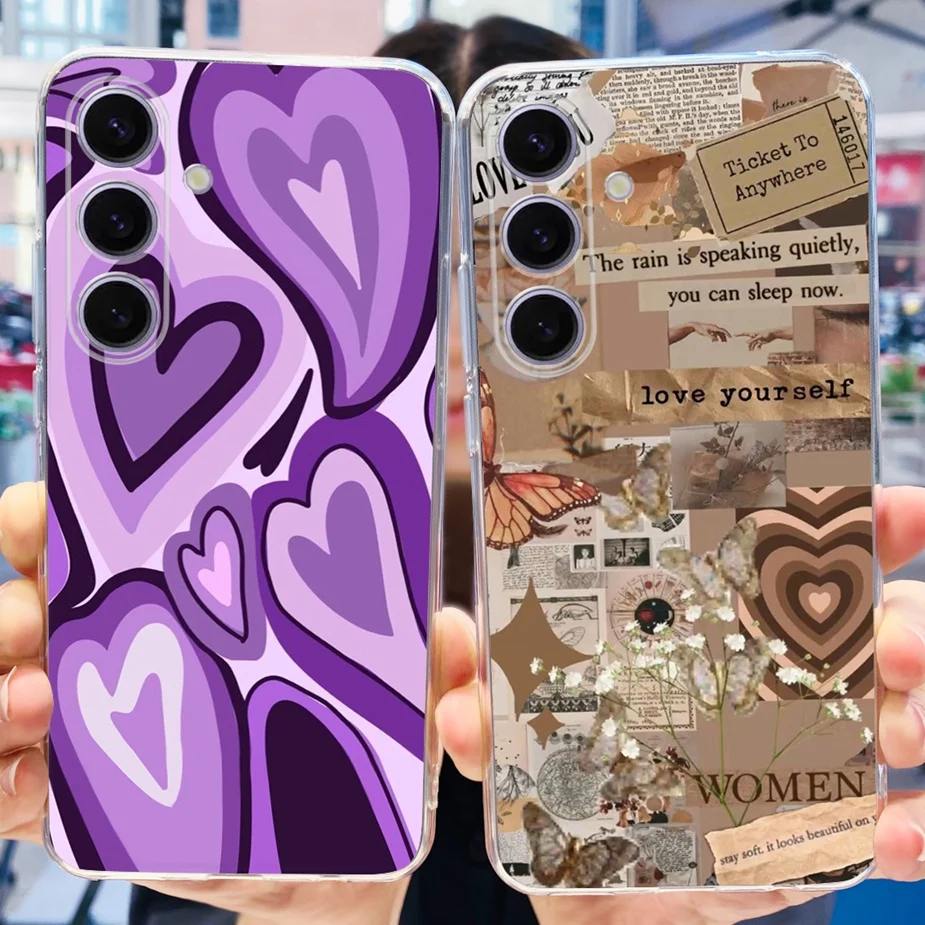 Stylish 2024 Painted Soft Silicone Phone Case