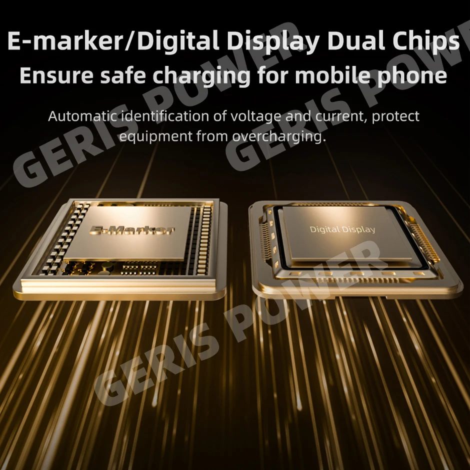 Ultra-Speed USB-C to USB-C Adapter with Digital Display - 240W Power and 8K Support