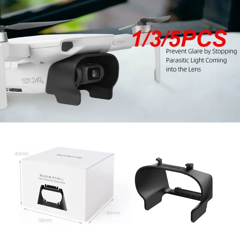 Copriobiettivo Antiriflesso 1/3/5Pcs Per Dji Mini 2/Mini Se Parasole Parasole Paraluce Per Dji Mavic Mini Drone Accessori