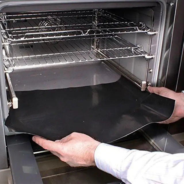2PC Non-Stick Oven Liner Mat 2