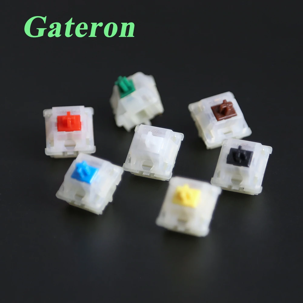 gaming pc keyboard Gateron RGB Keyboard Switches 5Pin MX Game Switches Linear Tactile Mechanical Keyboard Switches for Blue Tea Black Red Shaft keyboard desktop