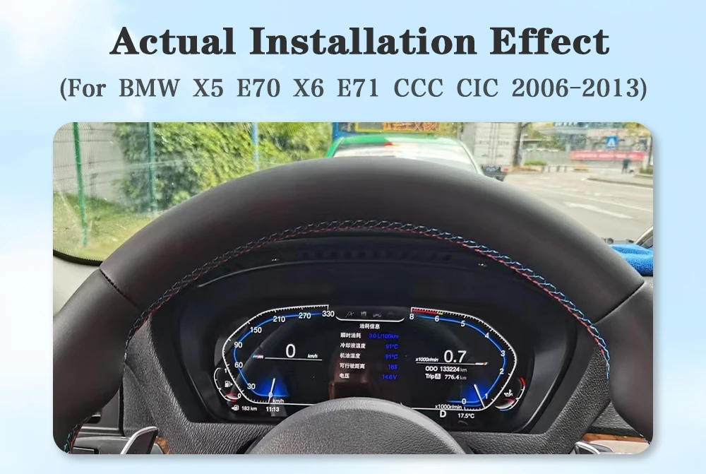 AUTOTOP 11" Car Digital Dashboard for BMW 1 2 Series F20 F52 F22 X1 F48 F49 X2 F39 F45 Aftermarket Digital Instrument Cluster