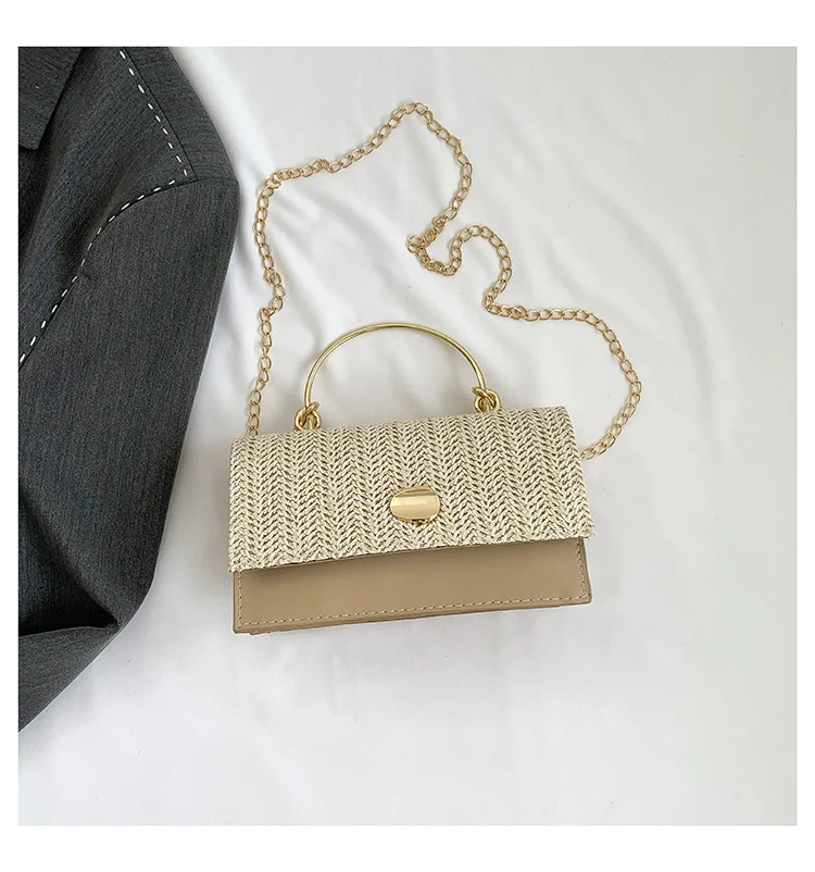 Fashion Pu Hasp Ladies Top-Handle Bags Braid Design 2024 New Brand Shoulder Bags for Women Free Shipping Bolsas Femininas