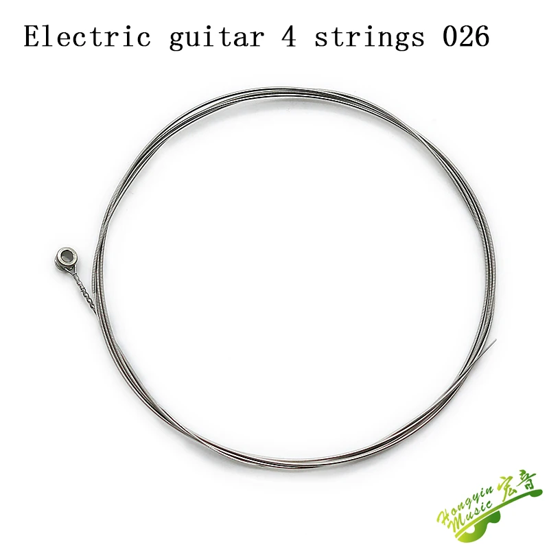 Premium Brass Guitar String Replacement for Electric and Acoustic Guitars (Set of 6)