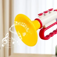 1PC Mini Baby Trumpet Toys Children Early Montessori Educational Toy Colorful Musical Instruments Games for Kids Gifts Horn Toy 2