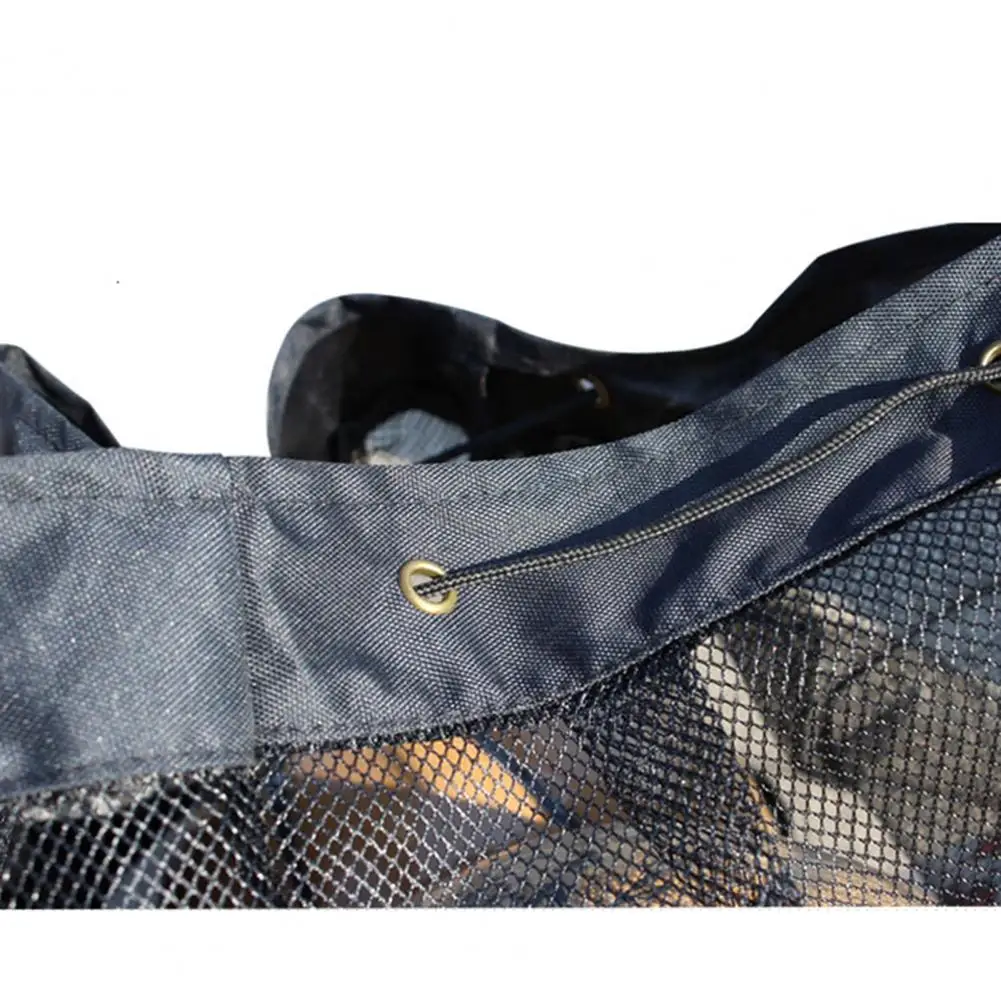 

Mesh Bag Ball Thicker Large Capacity Drawstring Sport Equipment Basketball Soccer Sports Mesh Storage Bag For Sport