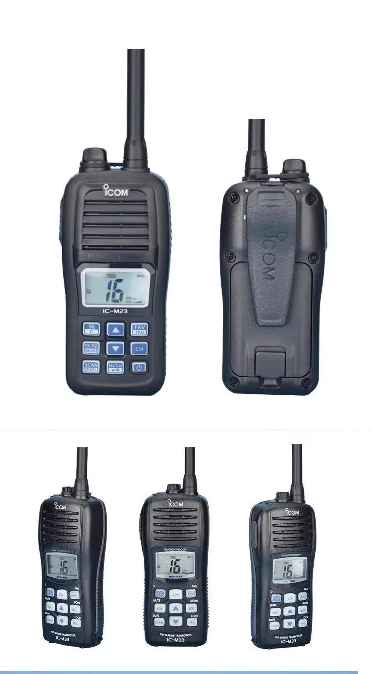 ICOM IC-M23 handheld walkie talkie IC M23 Long Range For Emergency waterproof 2