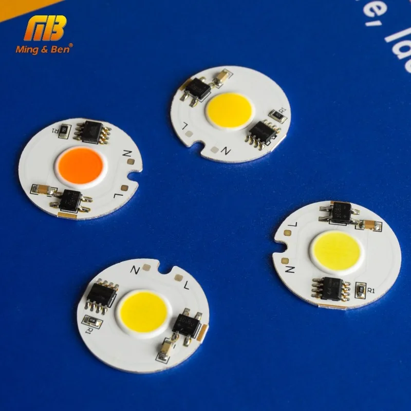 LED Matrix Chip 220V Grow Light COB Chip Full Spectrum 3W 5W 7W 9W 12W for Greenhouse Box Tent led grow light