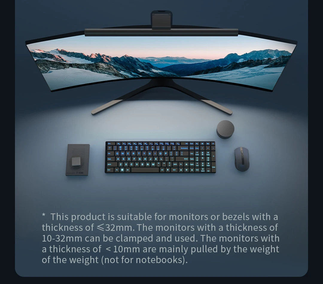 Xiaomi Mijia Ra95 Desk Lamp 1S Remote Control for Computer PC Monitor Screen Bar description image 9