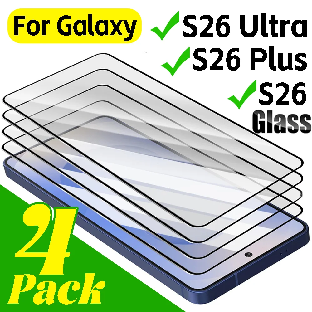 Premium Tempered Glass Screen Protectors - Shatterproof HD Shield, 1-4 Pack