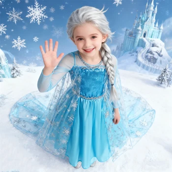 Elsa Princess Party Dress 1