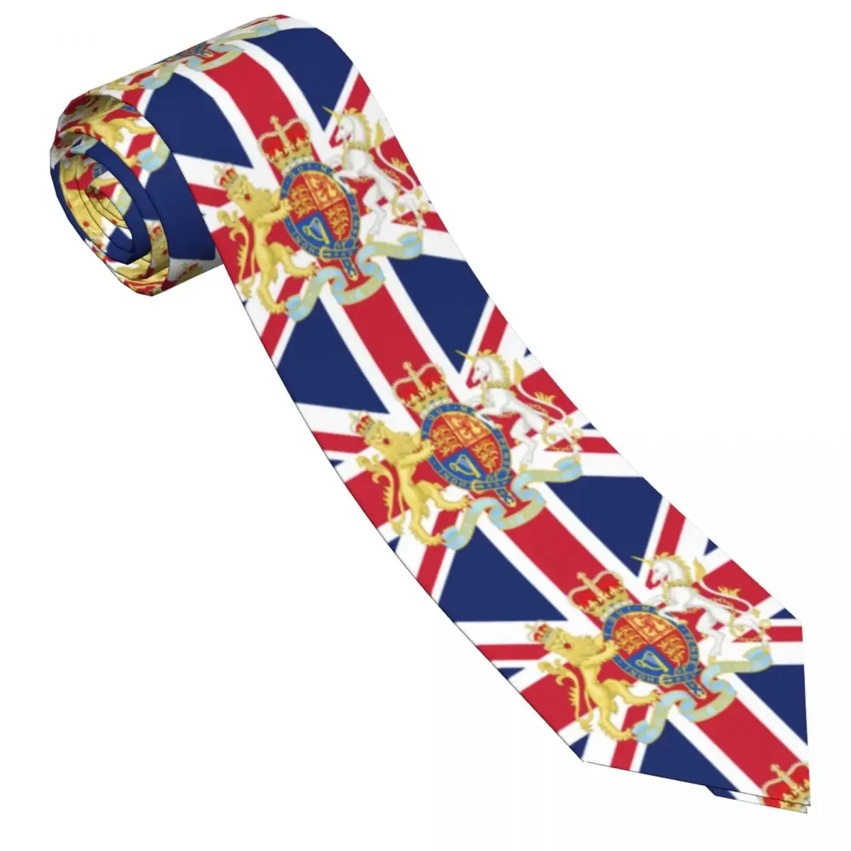 

Queen Elizabeth Platinum Jubilee Souvenirs British Flag Tie For Men Women Necktie Tie Clothing Accessories