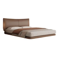 Lit de rangement pour adolescents, chambre à coucher, esthétique, moderne, Queen Size, salon, rembourrage, tables de nuit, décoration de la maison 6