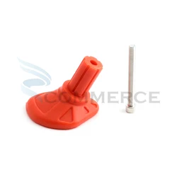 Durable Motorcycle Kickstand Stabilizer Plate Pad (A)