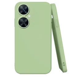 Enhanced Shockproof Silicone TPU Phone Bumper Armor Case Cover for Nova 11i (Green)