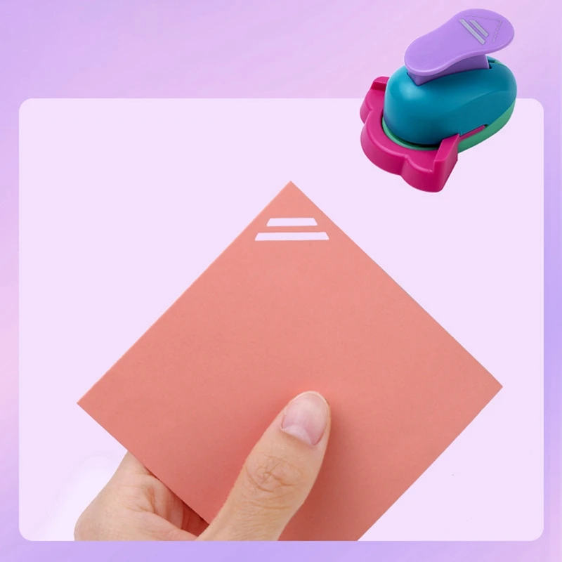 더블 코너 공예 손가락 구멍 펀치 DIY 종이 커터, 엠보싱 스크랩북 제작 더블 코너 공예 손가락 구멍 펀치 DIY 종이 커터, 엠보싱 스크랩북 제작