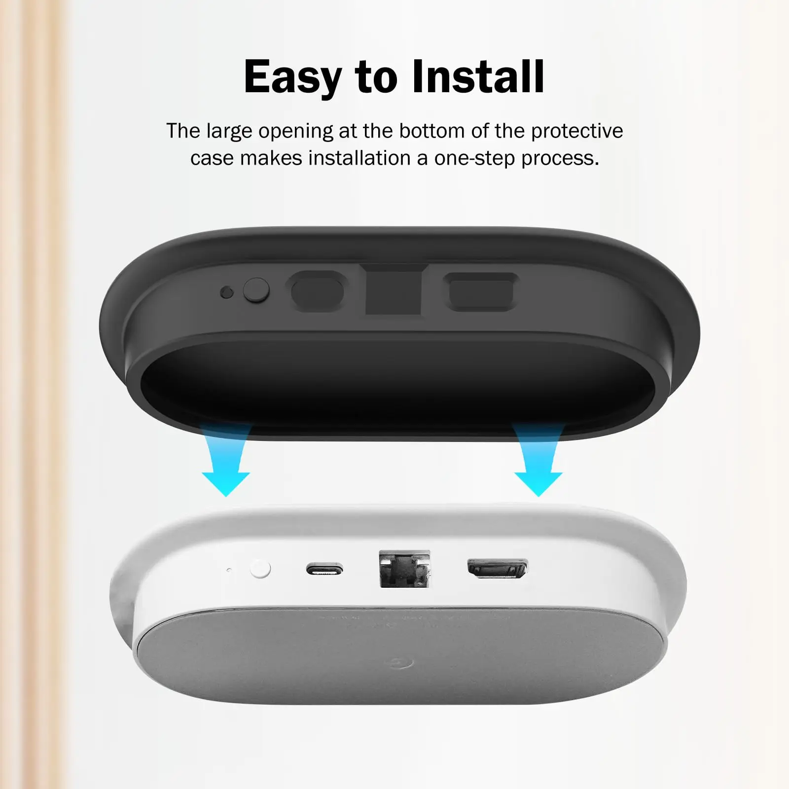Silicone Protective Case For Google TV Streamer 4K Washable Dustproof Host Protection Cover Luminous Version silicone case protector
