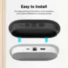 Silicone Protective Case for Google TV Streamer 4K 2024 Washable Dustproof Host Protection Cover Luminous Version 5