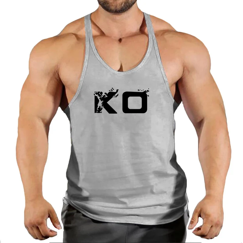 

Gym Top Men T-shirts Workout Fitness Man Gyms Singlet Tank Vest Men's Clothes Sleeveless Sweatshirt Brand Clothing Sportswear