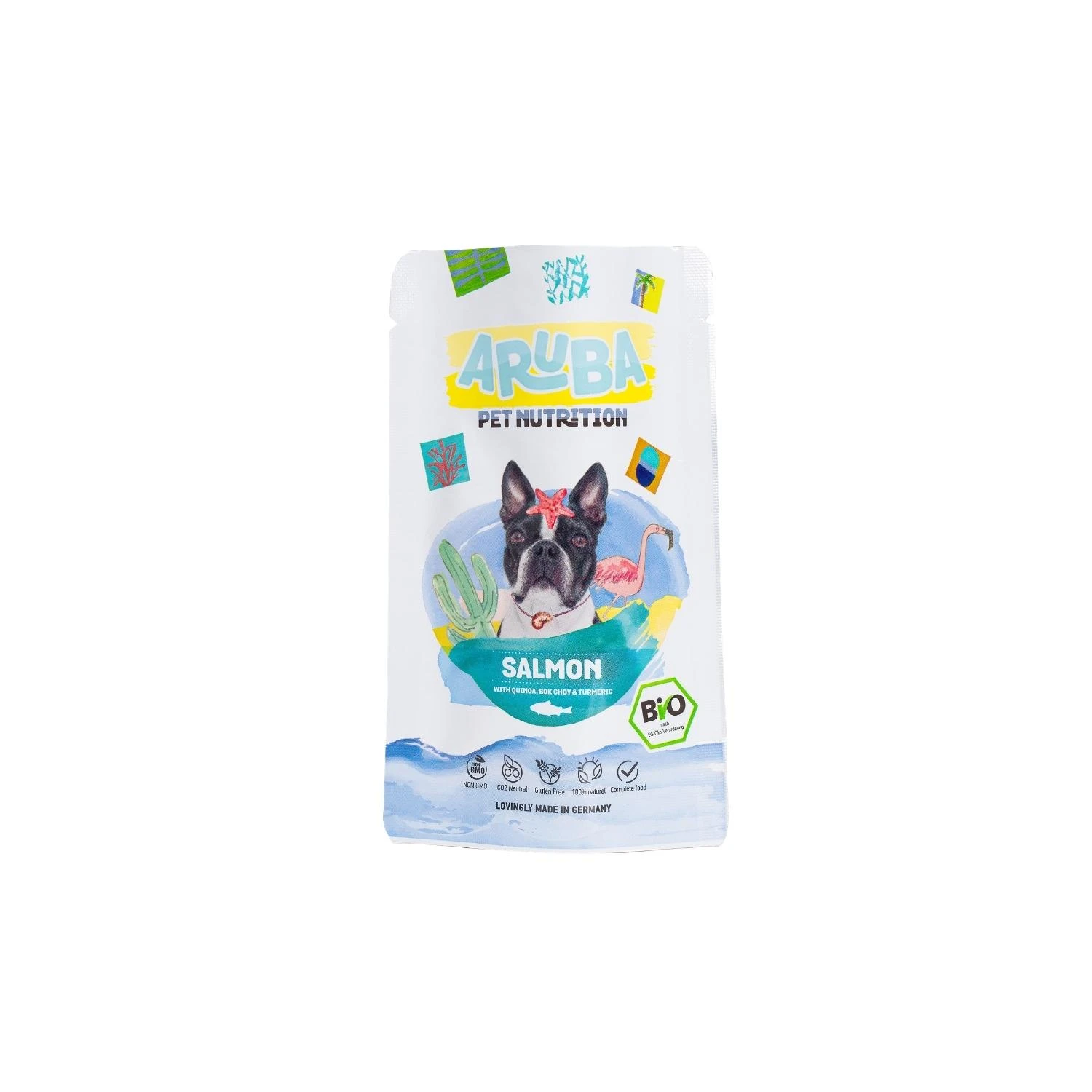 アルバ有機サーモンとquinoa チンゲン菜とウコンウェットフード犬100gr 犬のウェットフード Aliexpress