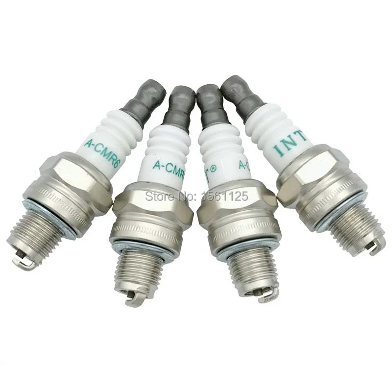 Spark Plug 4PCS for CMR6A CMR7A RY4C 4194 3158 SR15C 7543 1223 965603030 Chainsaw Brush Cutter Trimmer spark plug