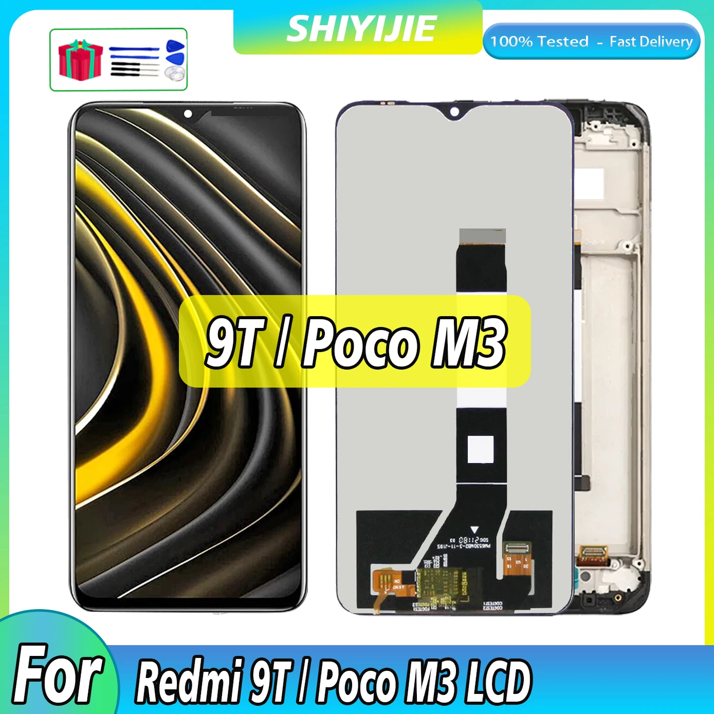 

Original For Xiaomi Redmi 9T 9M2010J19SG LCD Touch Screen Display For Poco M3 M2010J19CG Display Screen LCD Digitizer Assembly