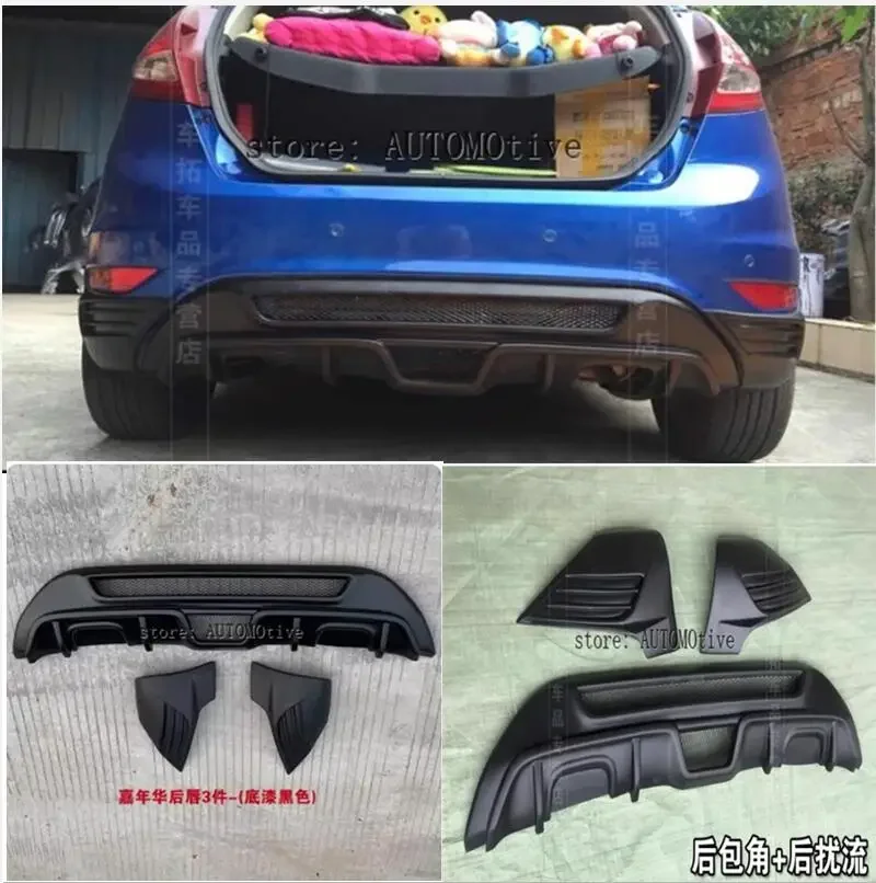 

Передний спойлер для Ford Fiesta MK7 2008-2013, матовый черный цвет