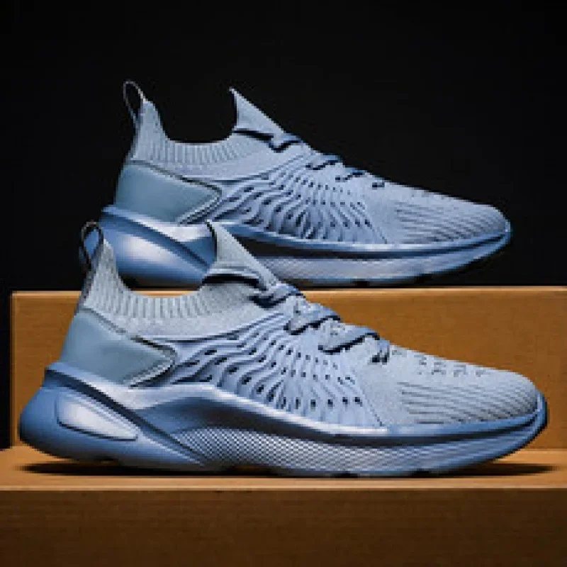 

Мужские тренировочные кроссовки, дышащие резиновые, Нескользящие, для бега, весна-осень