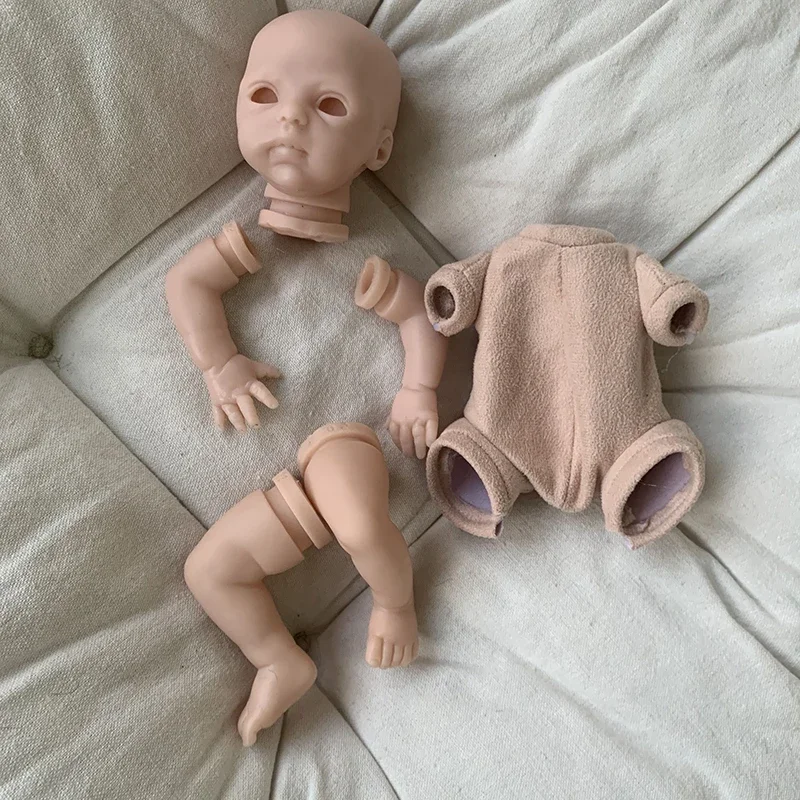 Kit mini bambola rinata da 10 pollici Nessa parti di bambola vuote fai da te kit muñeca reborn - immagine 3