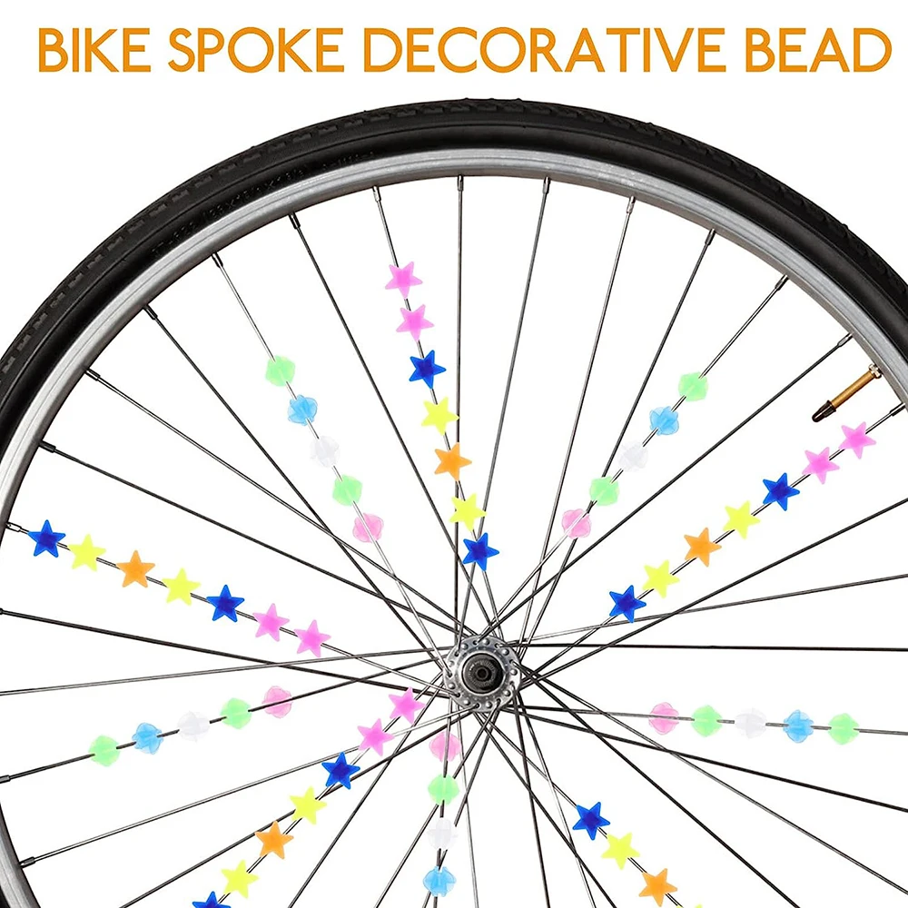36PCS Colorful Decorations Clips Kids Bike Multi Color Plastic Bicycle Wheel Spoke Beads Children Kid Gifts Bike Accessories bike accessories bicycle wheel beads