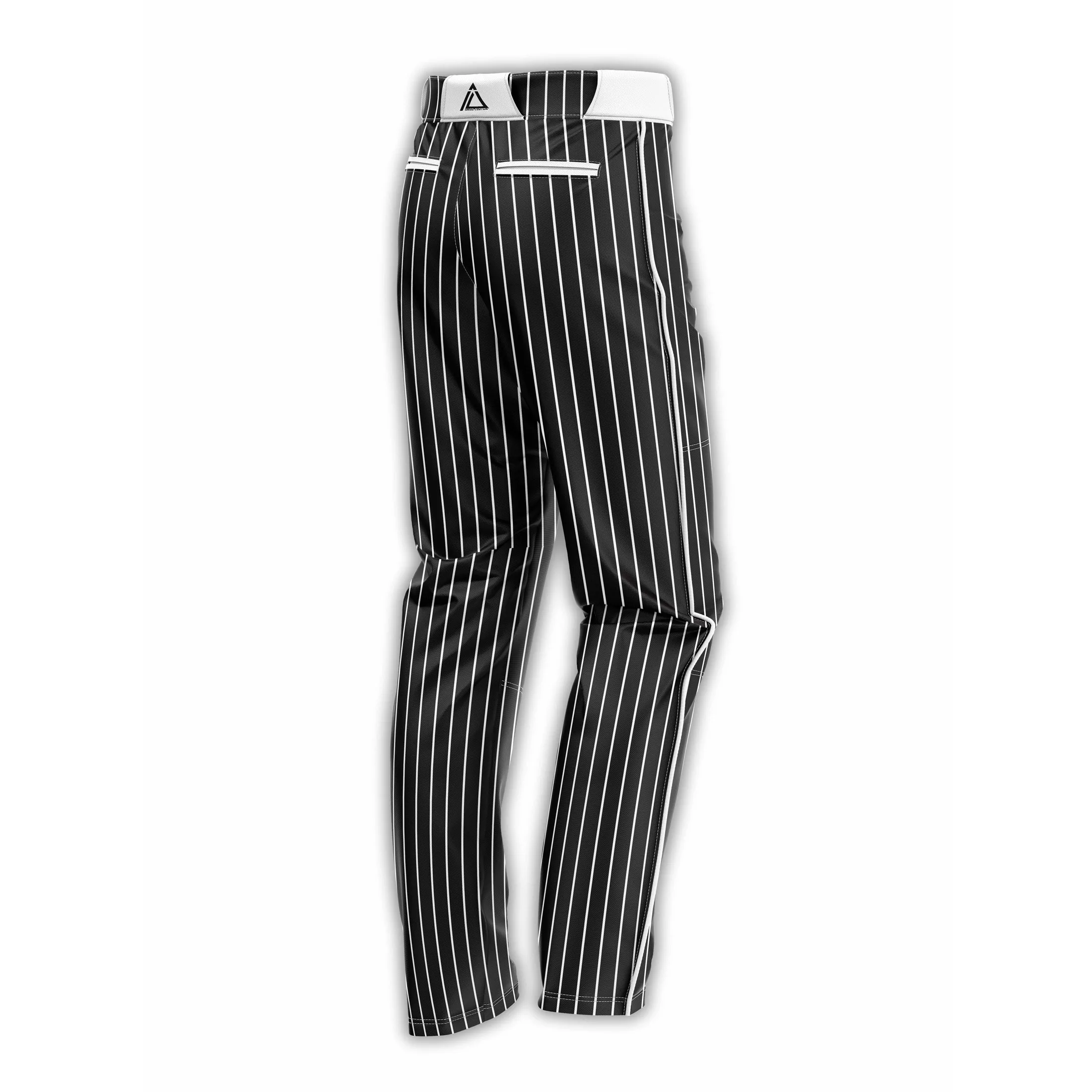 Stripes Affordable Baseball Pants with Elastic Waistband for a Comfortable Fit