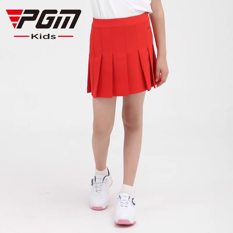 PGM Children's Golf Skirts Sports Clothing Girls Tennis Skirt Autumn Youth A-line Pleated Skort