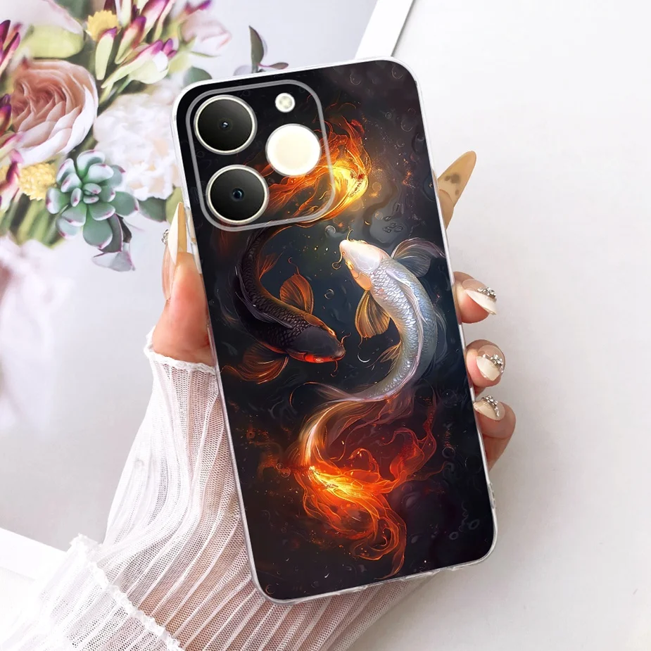 Cute Cat Painted Soft Slim Phone Case - Enhanced Protection with Stylish Design