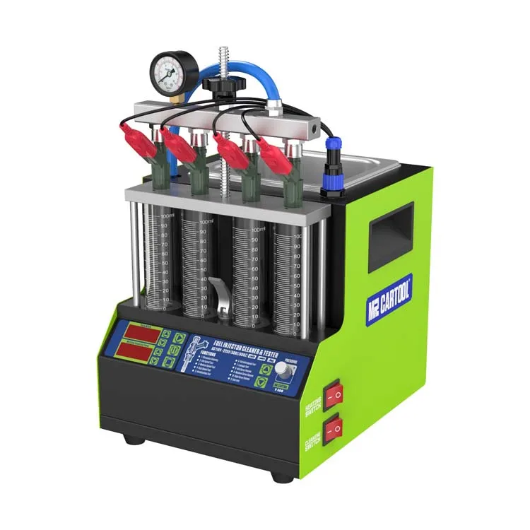 

V308 110V 4 Cylinder Ultrasonic Fuel Injector Cleaner Tester Cleaning Machine For Vehicle Tools