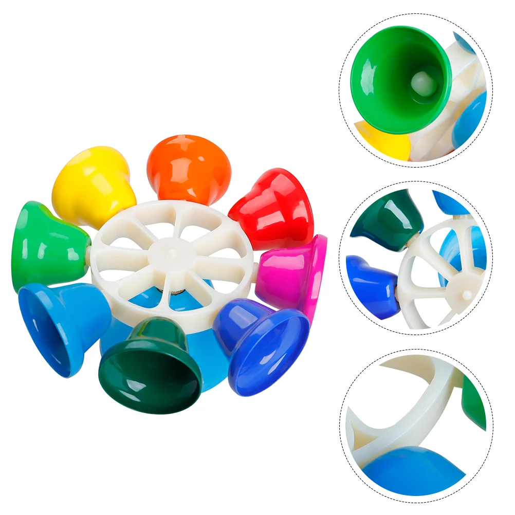 

Вращающийся колокольчик 8 Note металлическая ручная головоломка детская развивающая игрушка восемь элементов