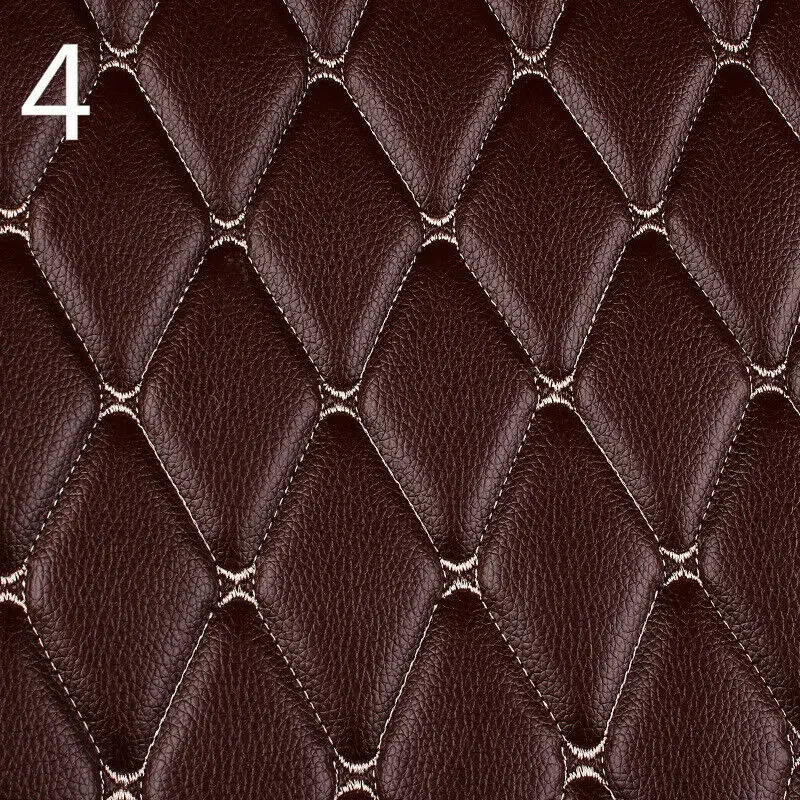 Quilted Faux Leather Fabric – Car & Home Upholstery Material 4
