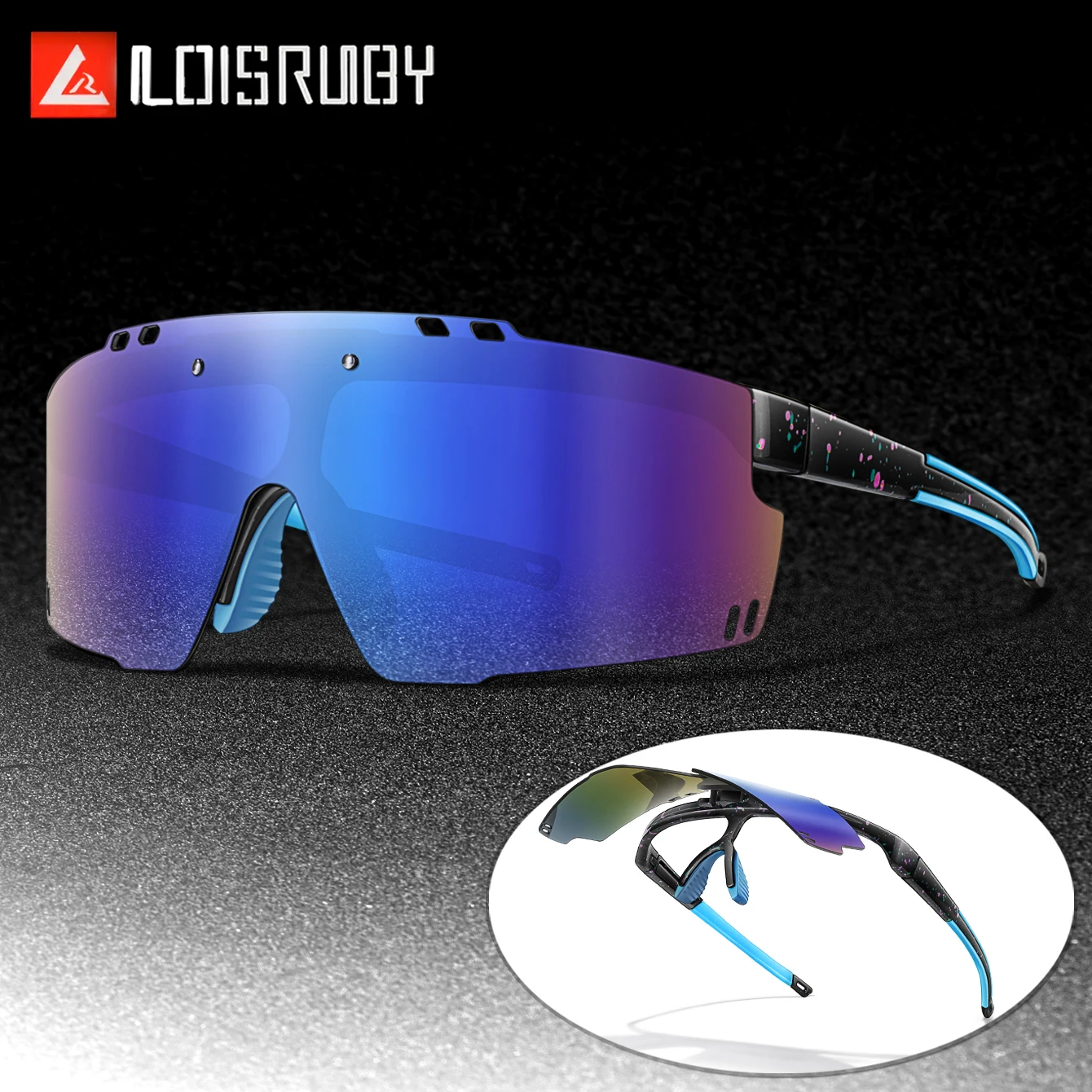 UV400 Windproof Cycling Sunglasses Men Women