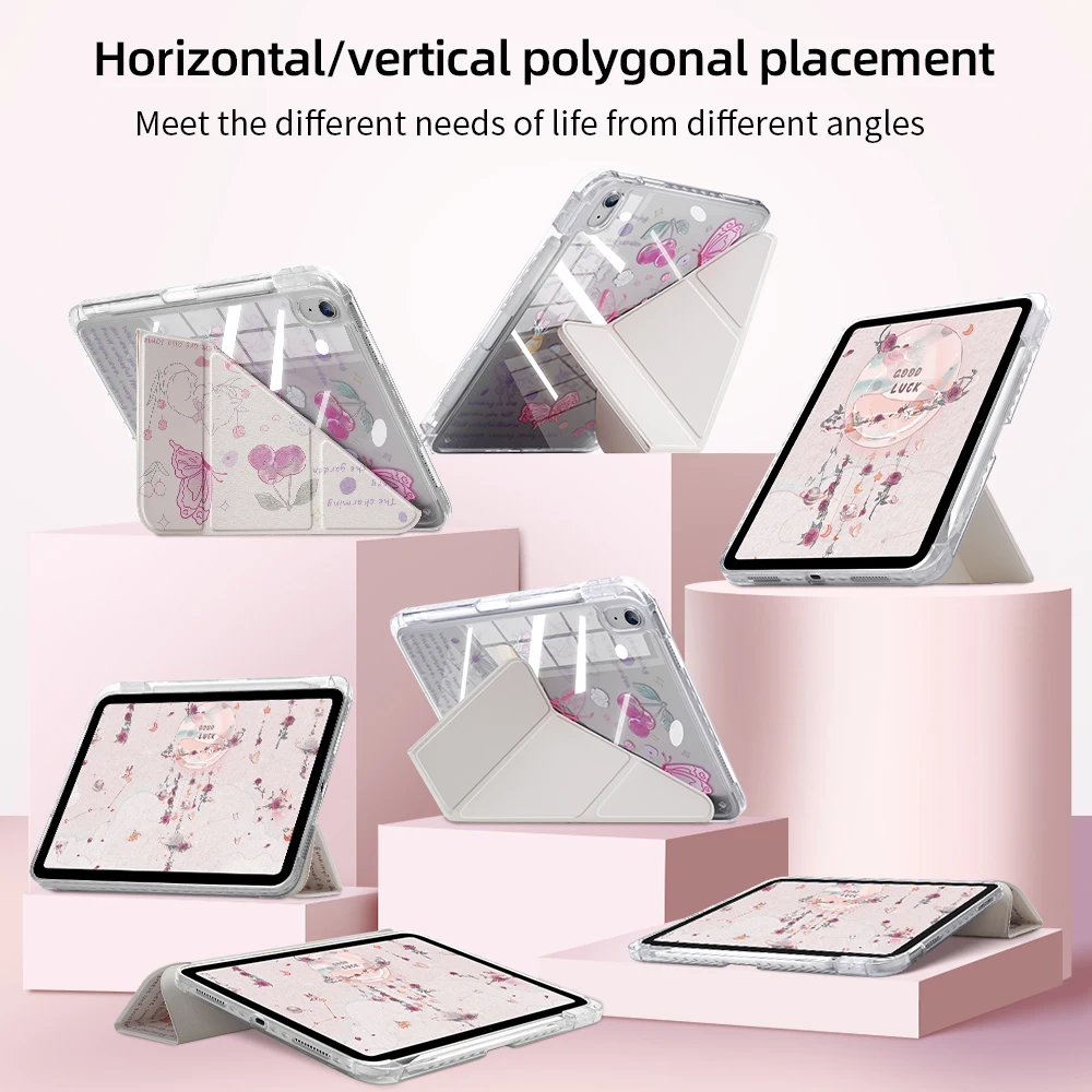 Enhanced Shockproof Smart Tablet Case - Versatile Protective Cover