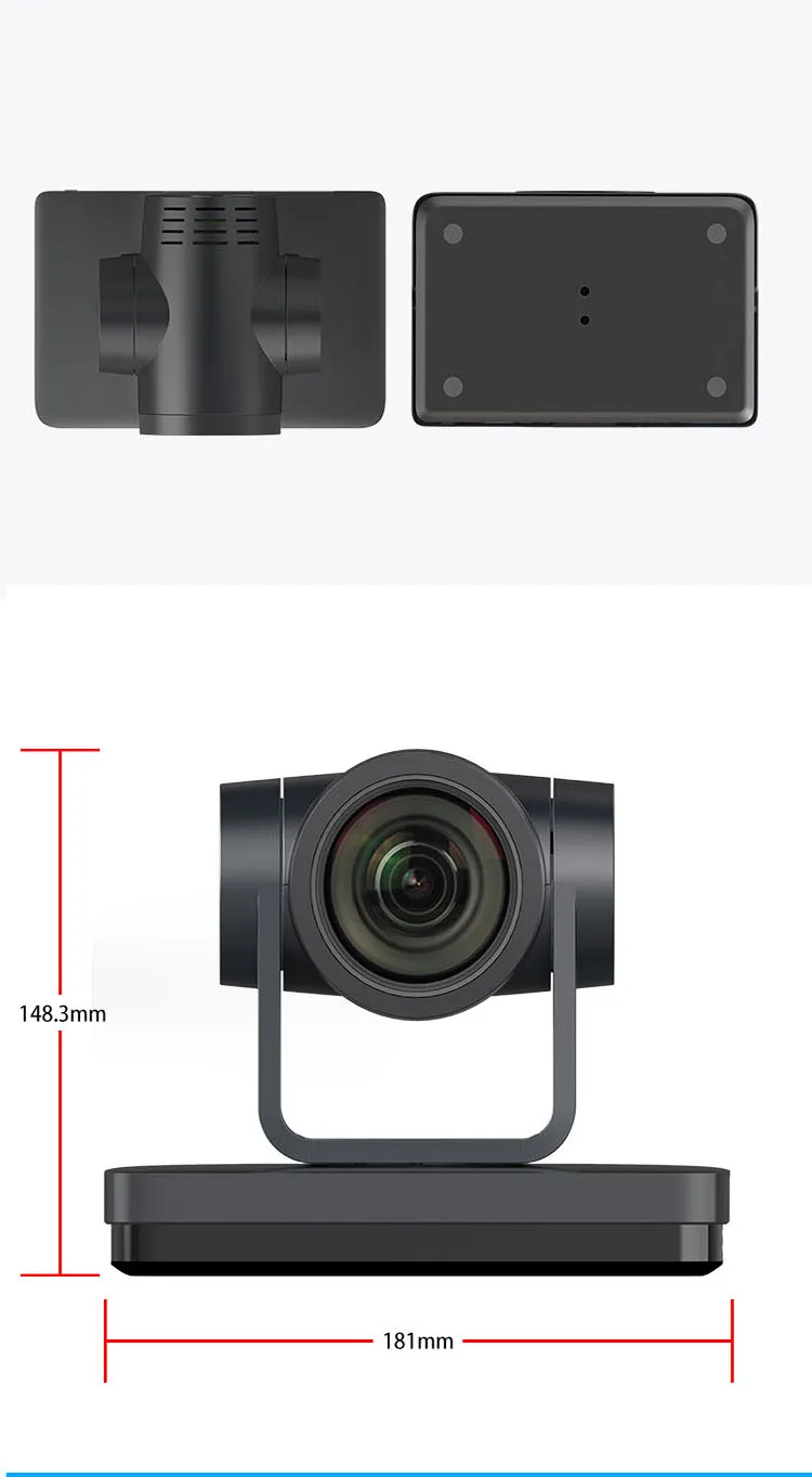 4K 화상 회의 HD 교육 녹화 및 방송 이중 분할 교실 카메라, USB3.0, 인터넷 포트