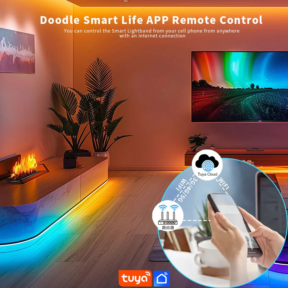 Tuya SPI WIFI LED Controller DR03W Google Home Alexa For