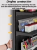 High-capacity Hole Board Tool Storage Rack Floor Standing Hardware Tools Organizer Shelf Multipurpose Metal DIY Pegboard 3