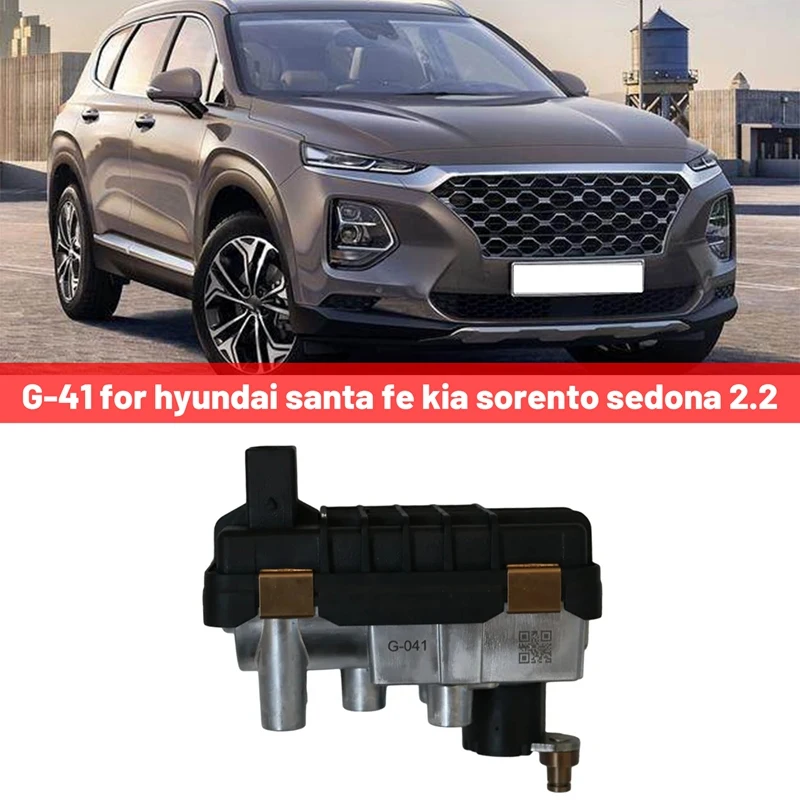 

G-41 автомобильный Турбокомпрессор для Hyundai Santa Fe Kia Sorento Sedona 2,2 6NW009543