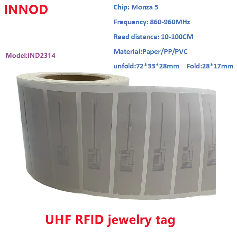 

Наклейки с защитой от кражи UHF RFID, 860-960 МГц